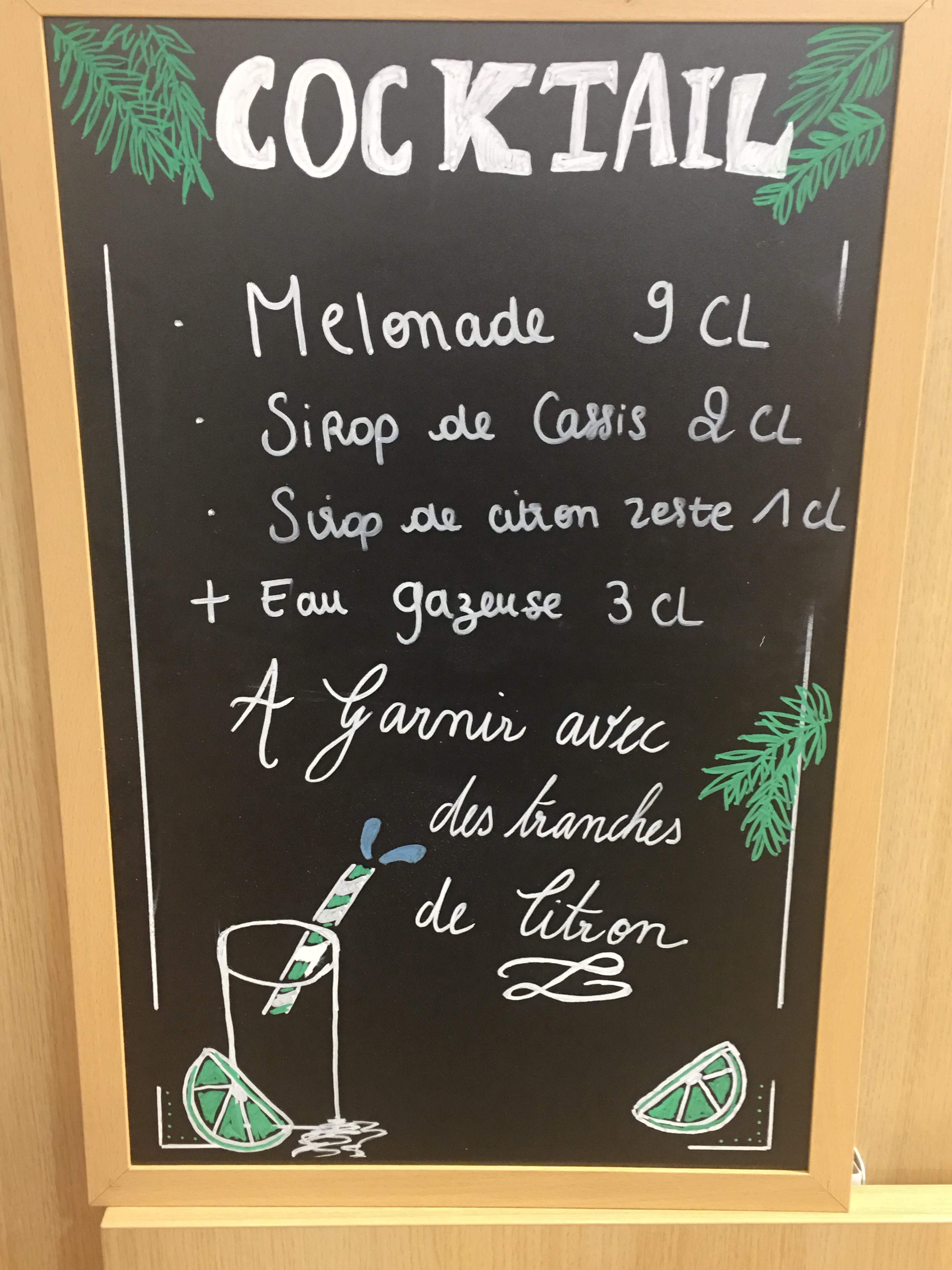 Une idée de cocktail Melonade